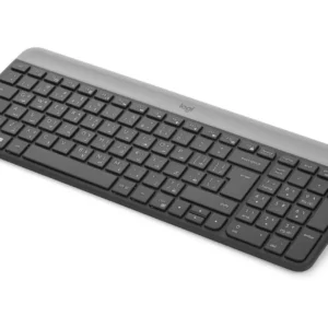 Alternative view of Logitech MK470 Slim Combo Wireless Keyboard and Mouse, ARA, Black
