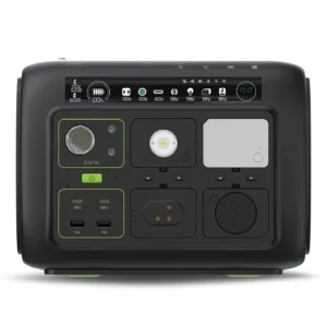 Alternative view of GOUI, Portable Power Station, 800W, Voice Control, Black