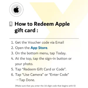 Alternative view of Apple Giftcard SAR100- (Saudi Store Only), Digital Code, Delivered by email