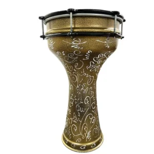 Dahoul d-hb carved large carved dhol drum