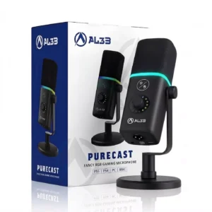 Mic gaming purecast al3b black xlr