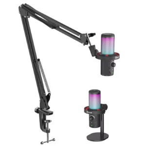 Al3b tofo 2in1 professional gaming microphone - usb microphone with desk arm and metal base