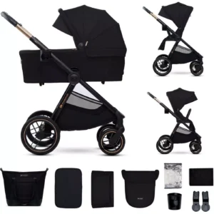 Kinderkraft - nea 2 lightweight city stroller 0-22kg - midnight black - Image 3